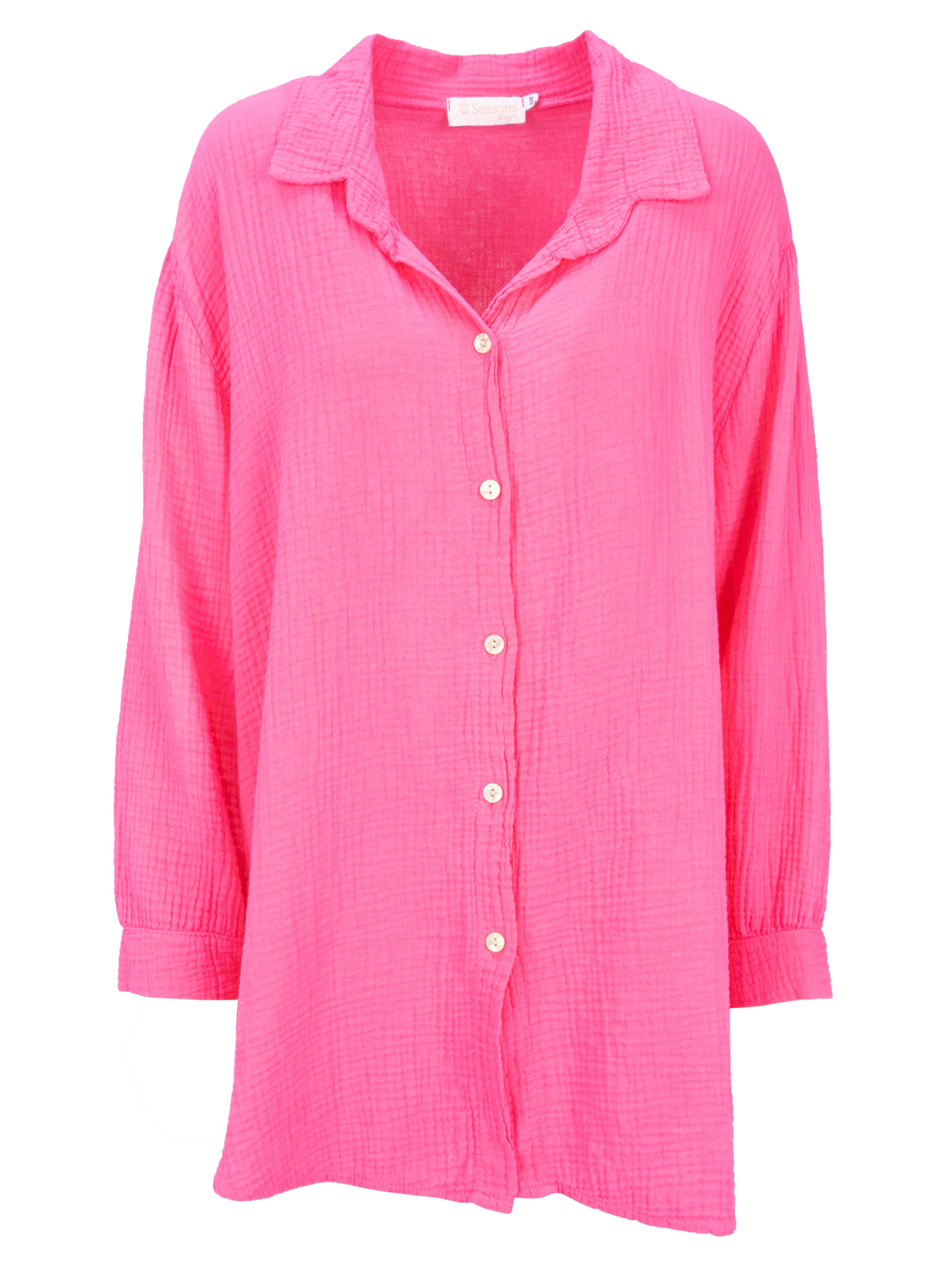 Seasons of April Blouse 'Susie' in Roze: voorkant