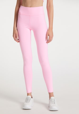 myMo ATHLSR Slim fit Workout Pants in Pink: front