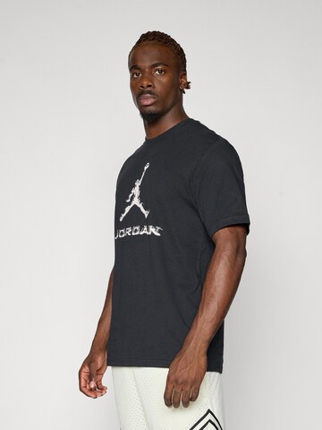 Maglietta di Jordan in nero: frontale
