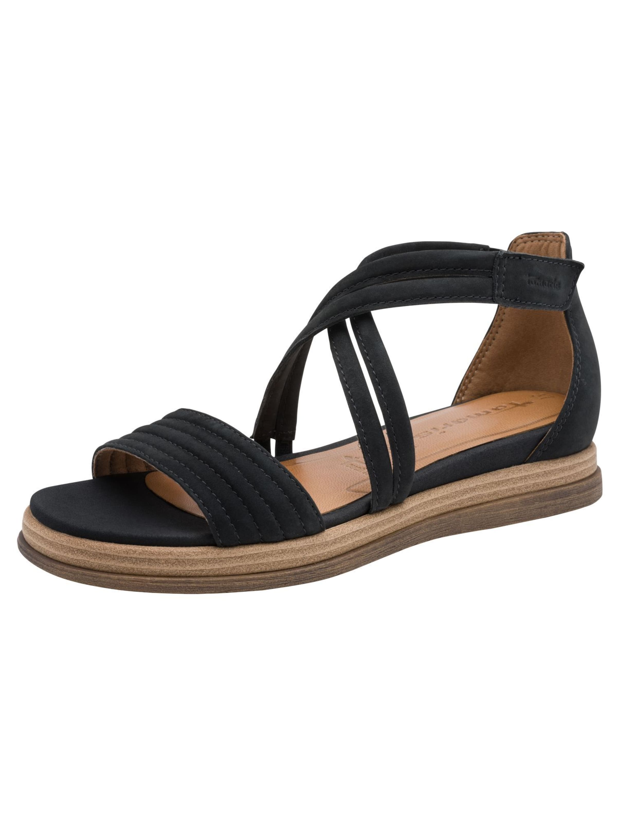 Sandales Tamaris en bleu : devant