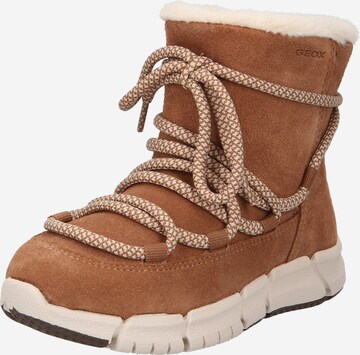 Bottes de neige GEOX en marron : devant