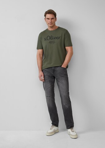 T-Shirt s.Oliver Men Tall Sizes en vert