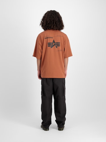 T-Shirt ALPHA INDUSTRIES en marron