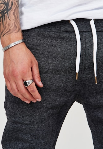 behype Slim fit Pants 'JOGGERY' in Grey