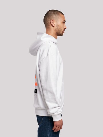 F4NT4STIC Sweatshirt 'Nishikigoi Koi' in Weiß