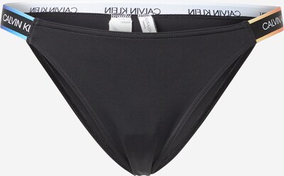 Calvin Klein Swimwear Bas de bikini 'CHEEKY' en bleu / orange / noir / blanc, Vue avec produit