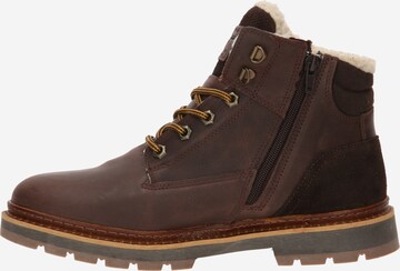 BULLBOXER - Botas com atacadores em castanho