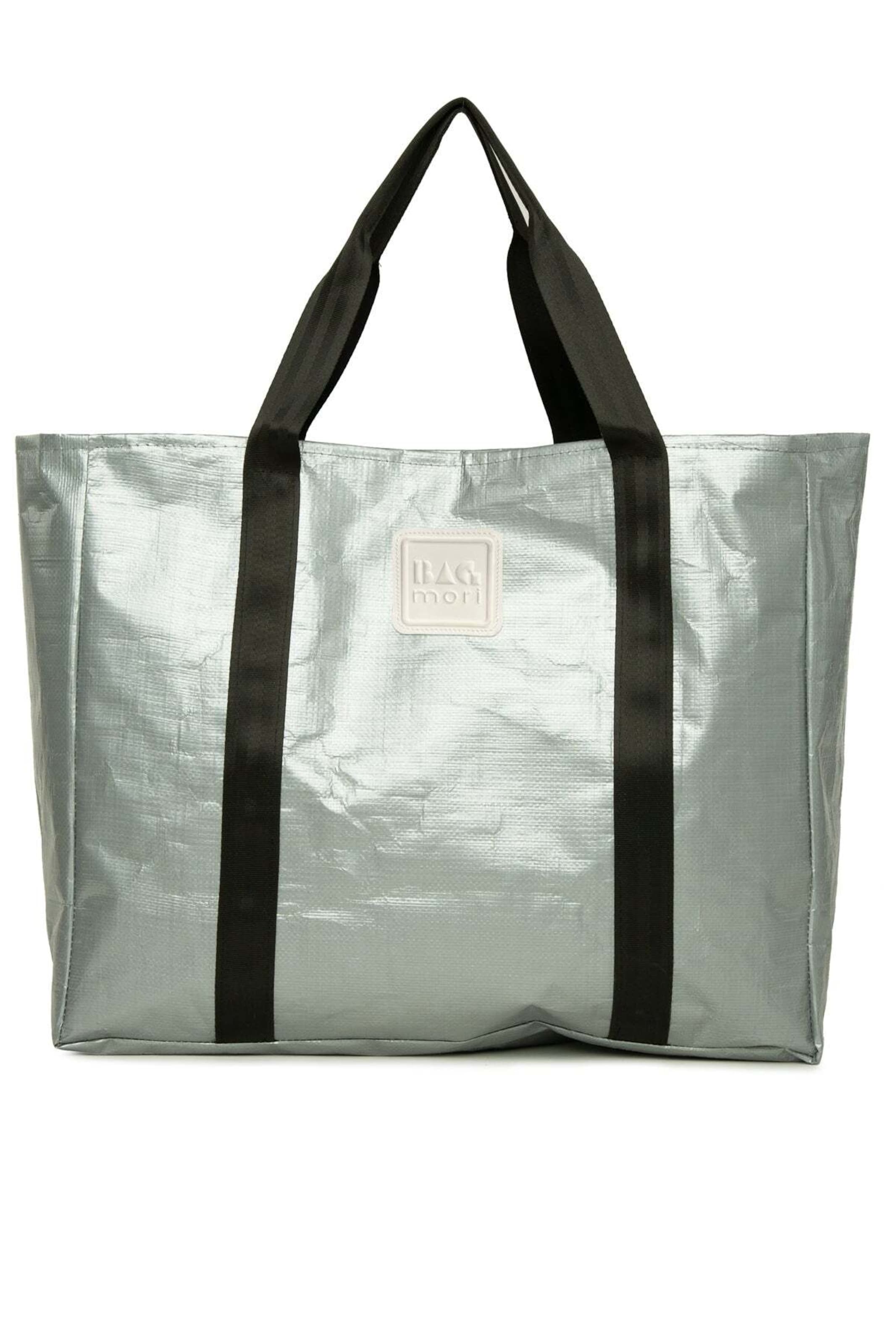 Bagmori Strandtasche in Grau: Vorderseite