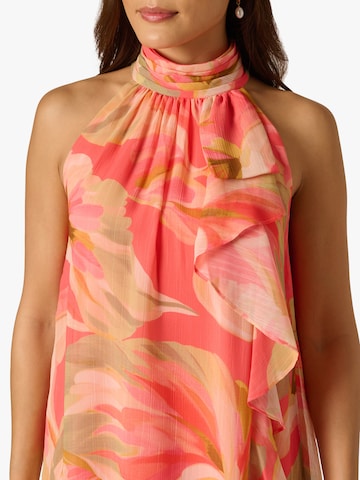 Adrianna Papell Summer dress 'Halter Trapeze Dress' in Orange