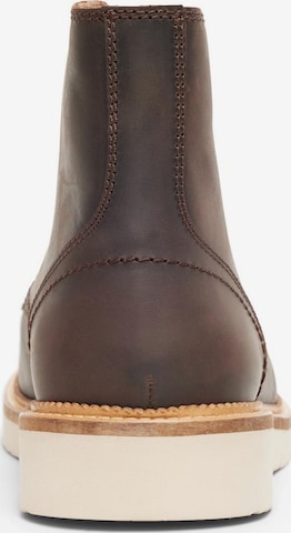 SELECTED HOMME Lace-Up Boots 'Teo' in Brown