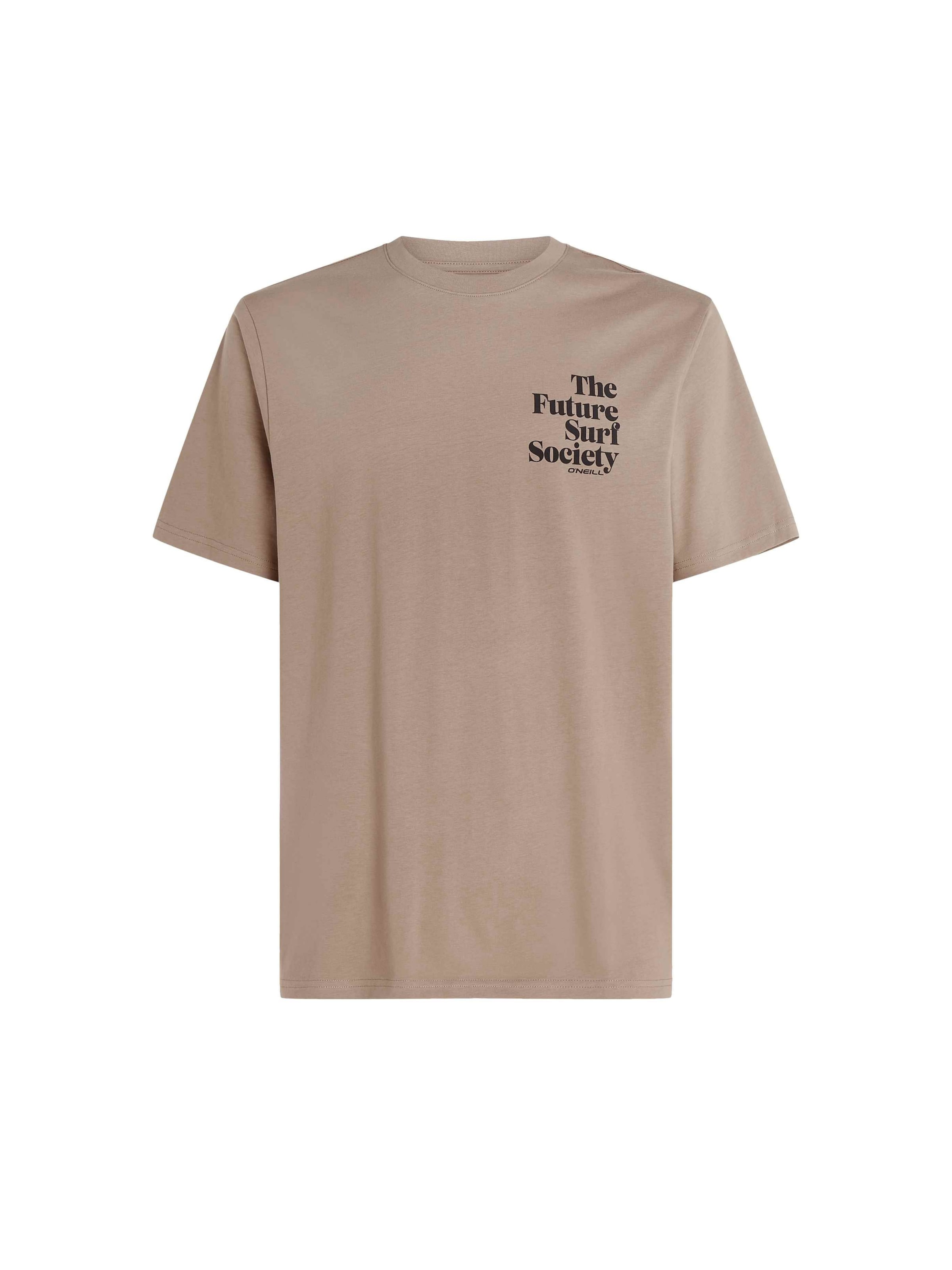 O'NEILL Μπλουζάκι 'Future Surf Society' σε καφέ: μπροστά