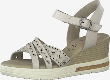 TAMARIS Sandals in White: front