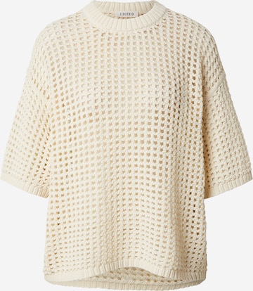 T-shirt 'Kristine' EDITED en beige : devant
