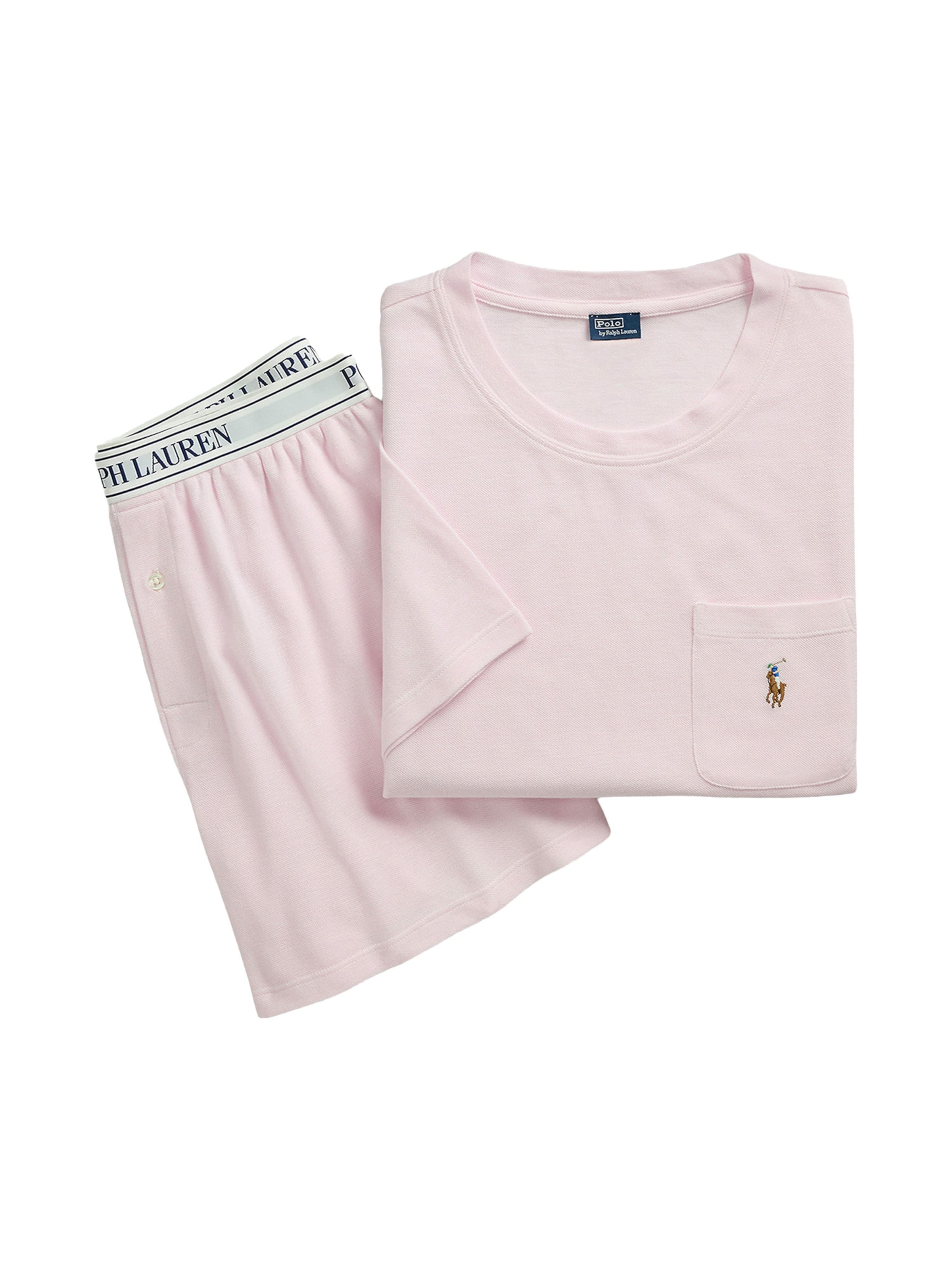 Pyjama Polo Ralph Lauren en rose : devant