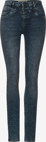 STREET ONE Slimfit Jeans i blå: forside