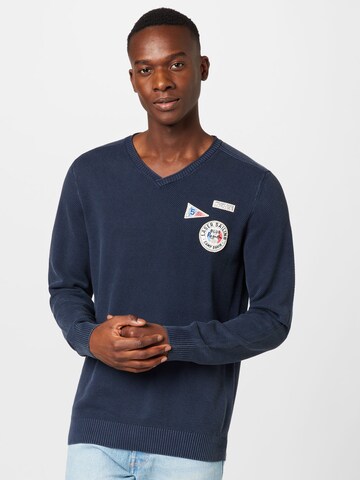 CAMP DAVID Pullover 'Laser Sailing' in Blau: predná strana