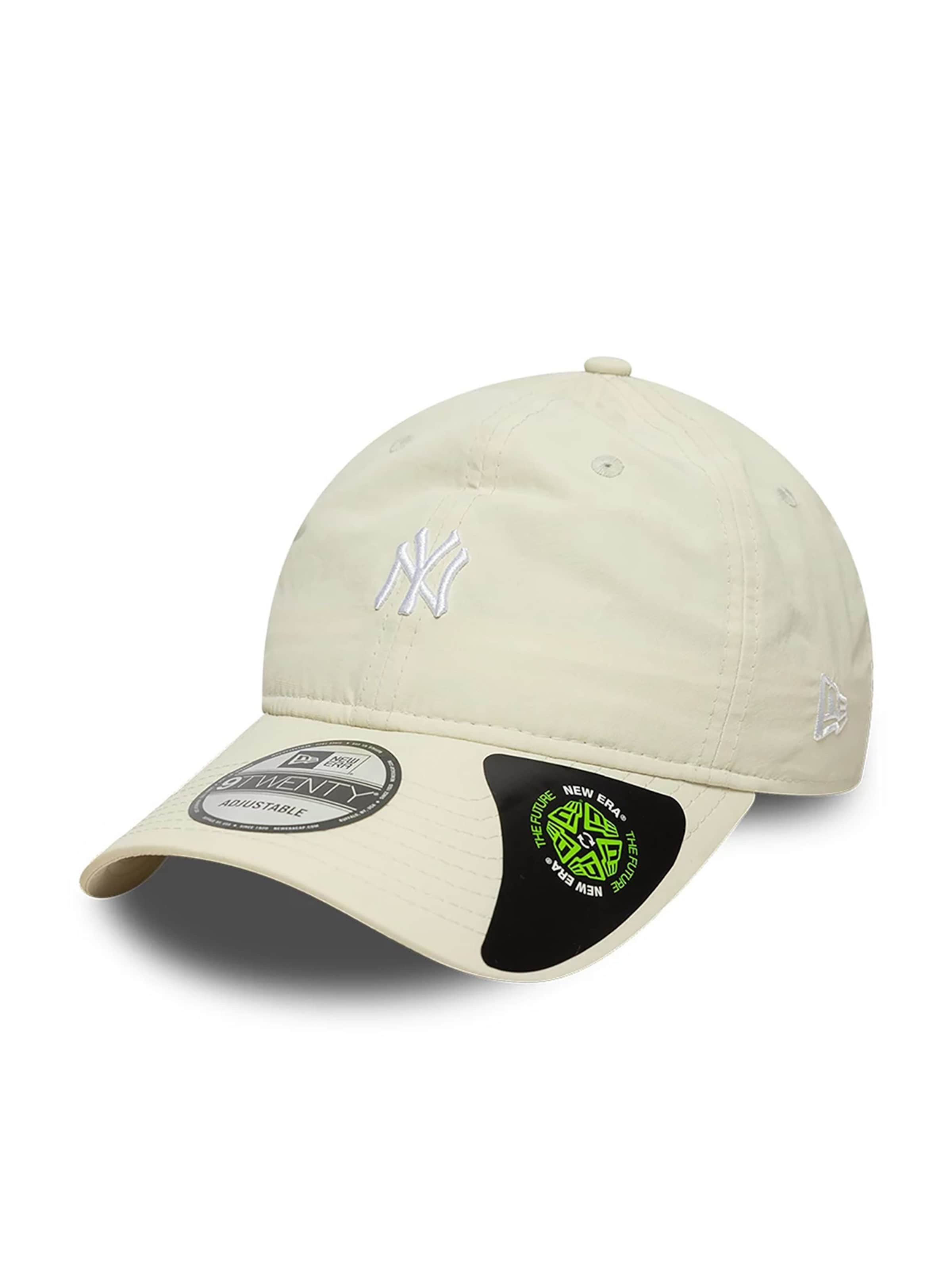 NEW ERA Athletic Cap '9TWENTY New York Yankees MLB Recycled' in Beige: front