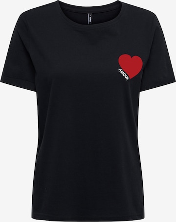 ONLY Shirt 'ONLVICA' in Black: front