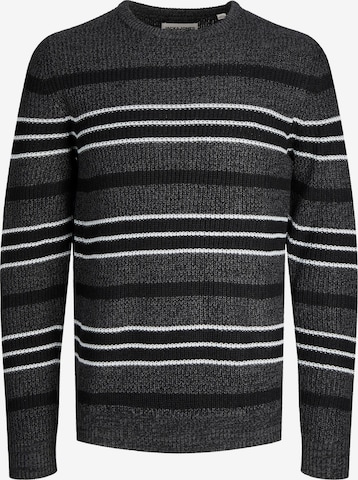 JACK & JONES Sweater in Black: front