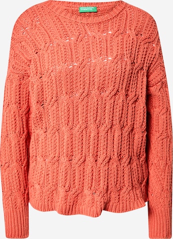 UNITED COLORS OF BENETTON Sweater in Red: front