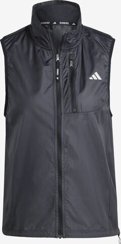 Gilet de sport 'Own the Run' ADIDAS PERFORMANCE en noir : devant