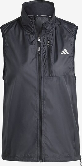 ADIDAS PERFORMANCE Sportbodywarmer 'Own the Run' in de kleur Zwart / Zilver, Productweergave