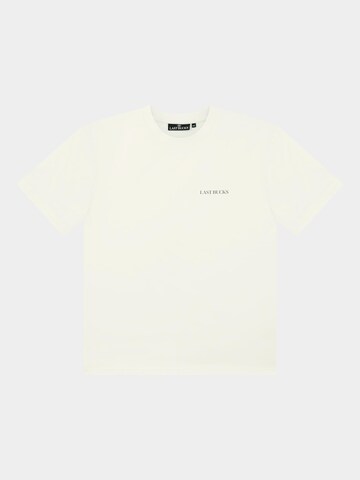 T-Shirt 'Last Bucks | Uncaged Birds' Last Bucks en blanc : devant