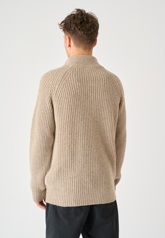 Cleptomanicx Sweater 'Ribber Troyer' in Beige