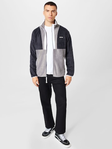 COLUMBIA Athletic fleece jacket 'Back Bowl' in Grey