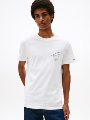 Tommy Jeans Μπλουζάκι 'CITY' σε λευκό: μπροστά
