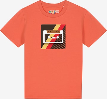 Maglietta 'Kassette' di watabout.kids in arancione: frontale