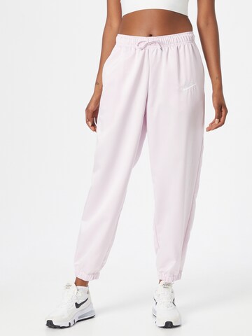 Nike Sportswear Конический (Tapered) Штаны в Ярко-розовый: спереди