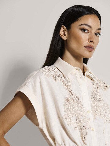 Robe-chemise MADELEINE en blanc