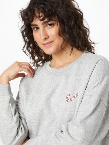 PIECESSweater majica - siva boja