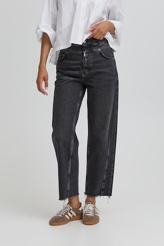 Ball Regular Jeans 'BACAMMEO' in Zwart: voorkant