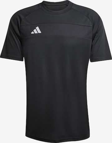 T-Shirt fonctionnel 'Tiro 25 Essentials' ADIDAS PERFORMANCE en noir : devant