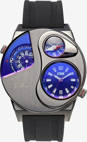 STORM Analoguhr 'Navitrek' in Silber: Vorderseite