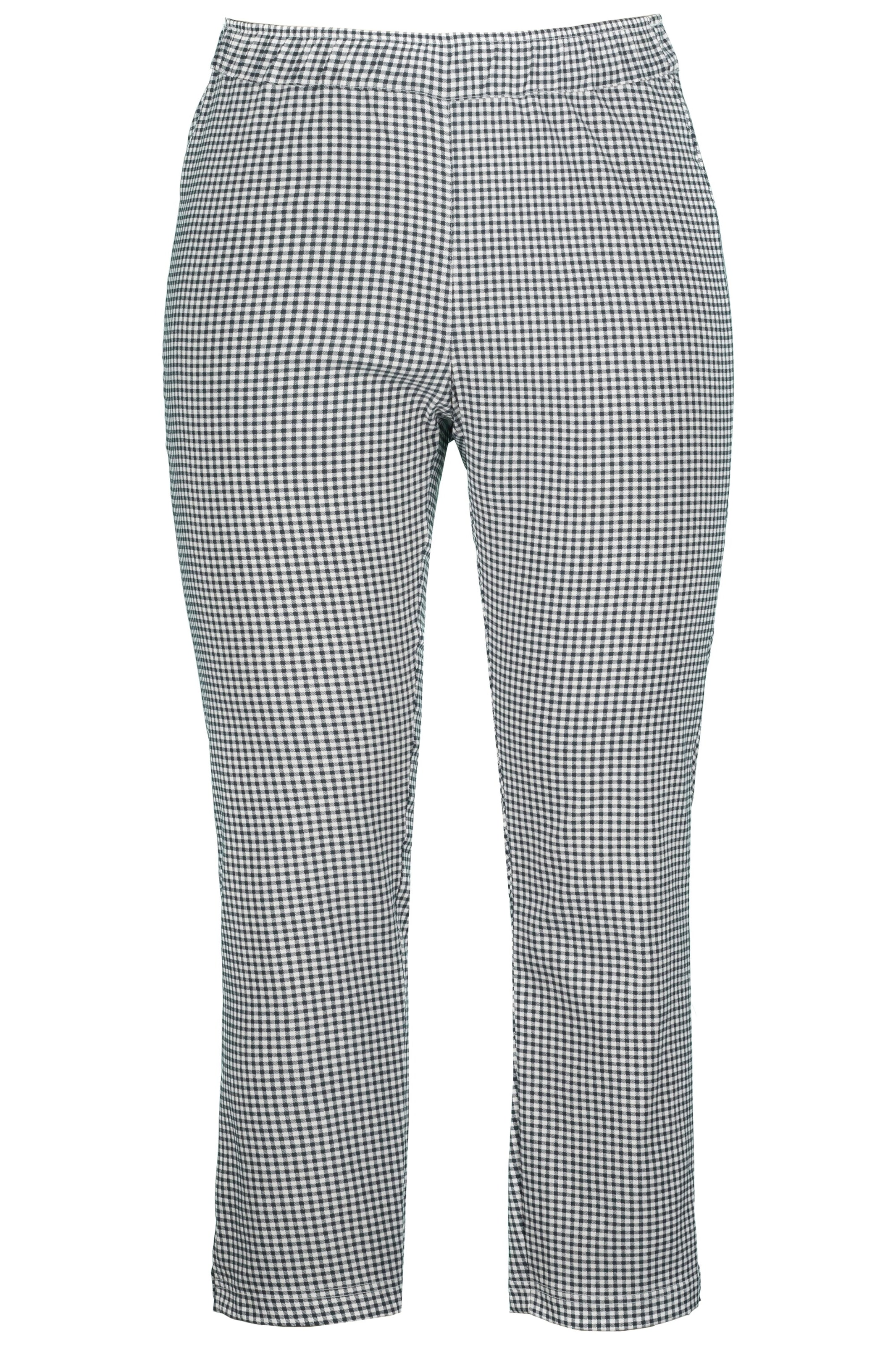 Ulla Popken Slimfit Broek 'Sienna' in Blauw: voorkant