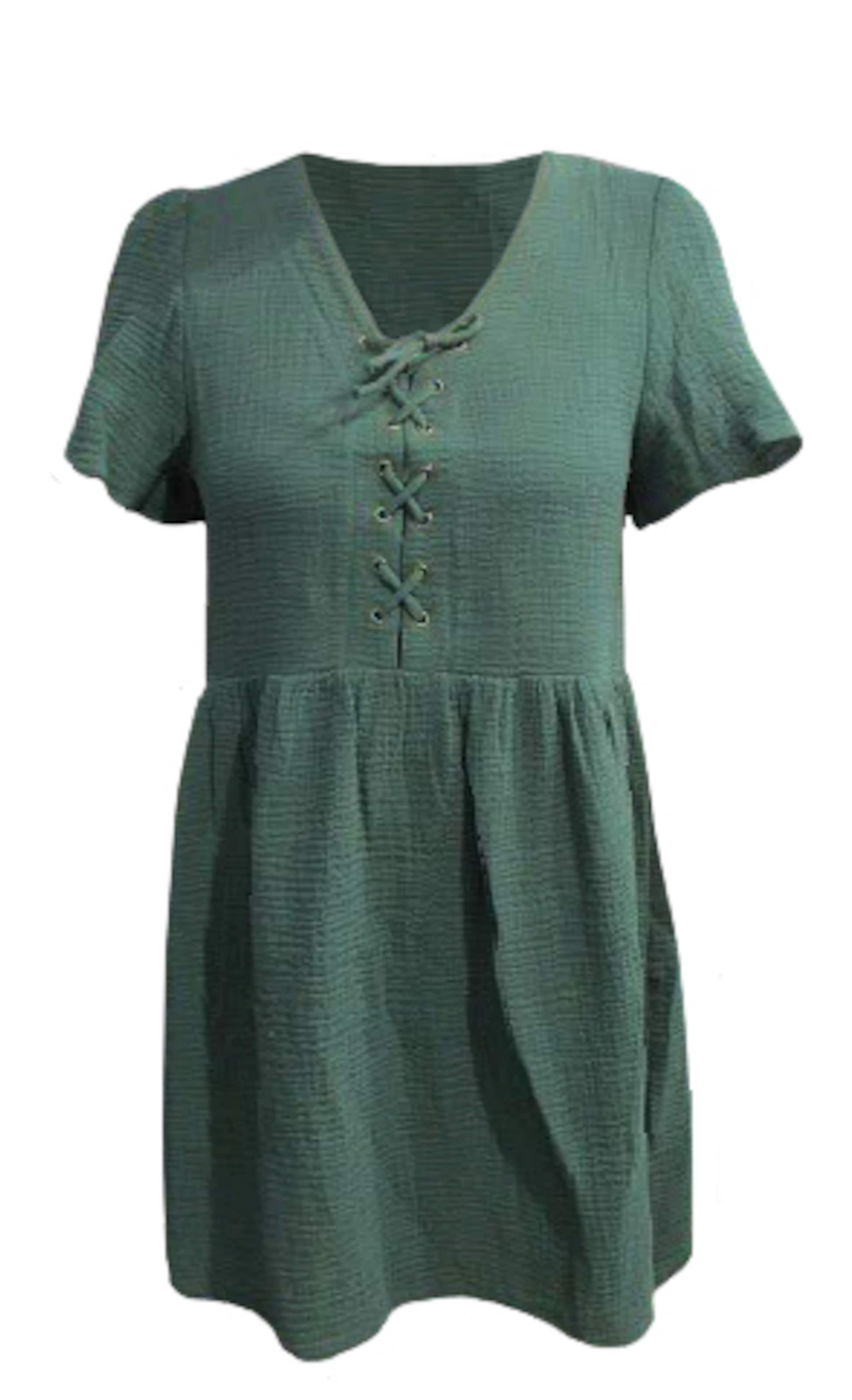 Apricot Jurk ' ' in Groen: voorkant