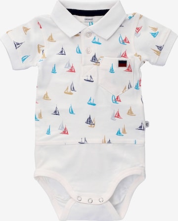 Ebbe Romper/Bodysuit 'Nino' in White: front