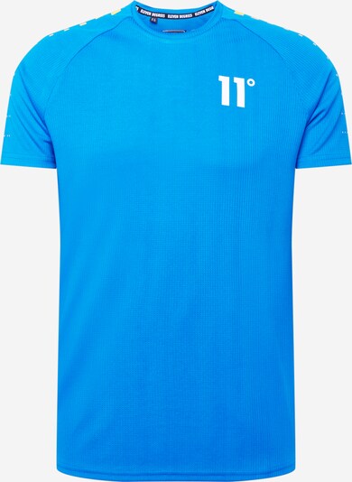 Tricou 11 Degrees pe albastru cer / galben / alb, Vizualizare produs
