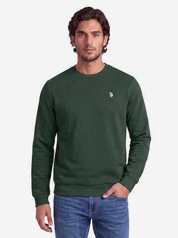 U.S. POLO ASSN. Sweatshirt in Green: front