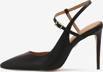 Kazar Pumps in Schwarz: Vorderseite