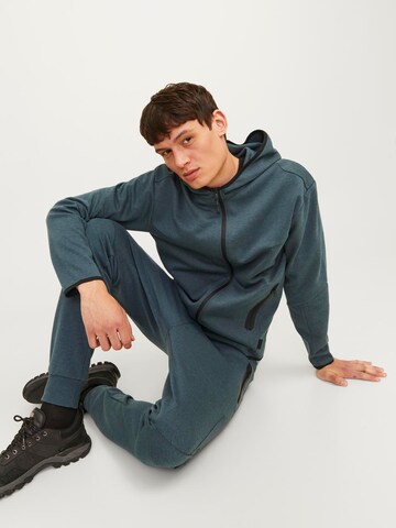 JACK & JONES Sweatjacke 'JCOFusion' in Blau