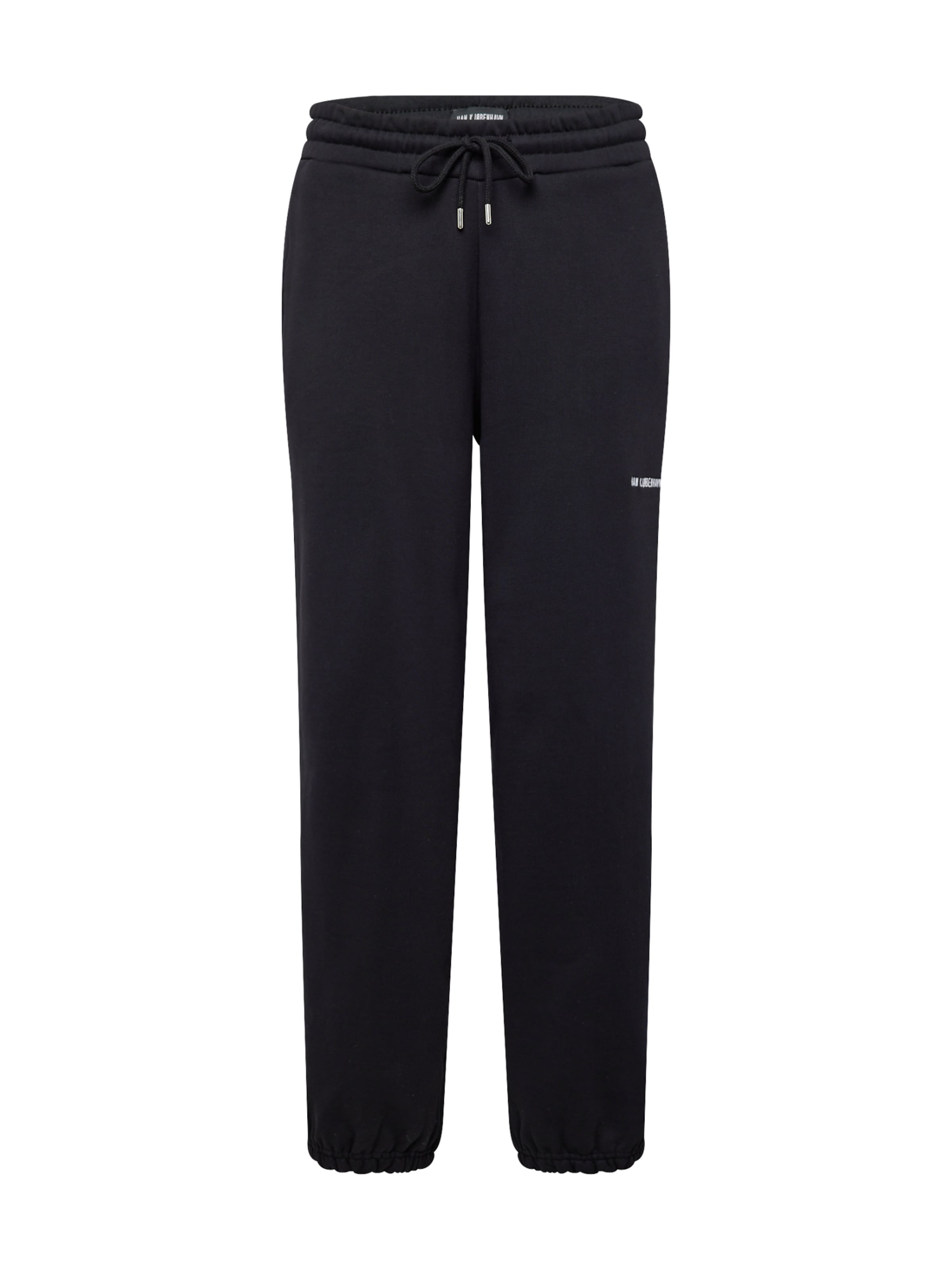 Han Kjøbenhavn Tapered Παντελόνι 'Daily' σε μαύρο: μπροστά