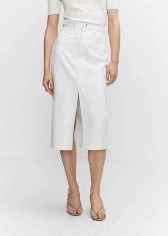 MANGO Skirt 'Soleil' in White: front