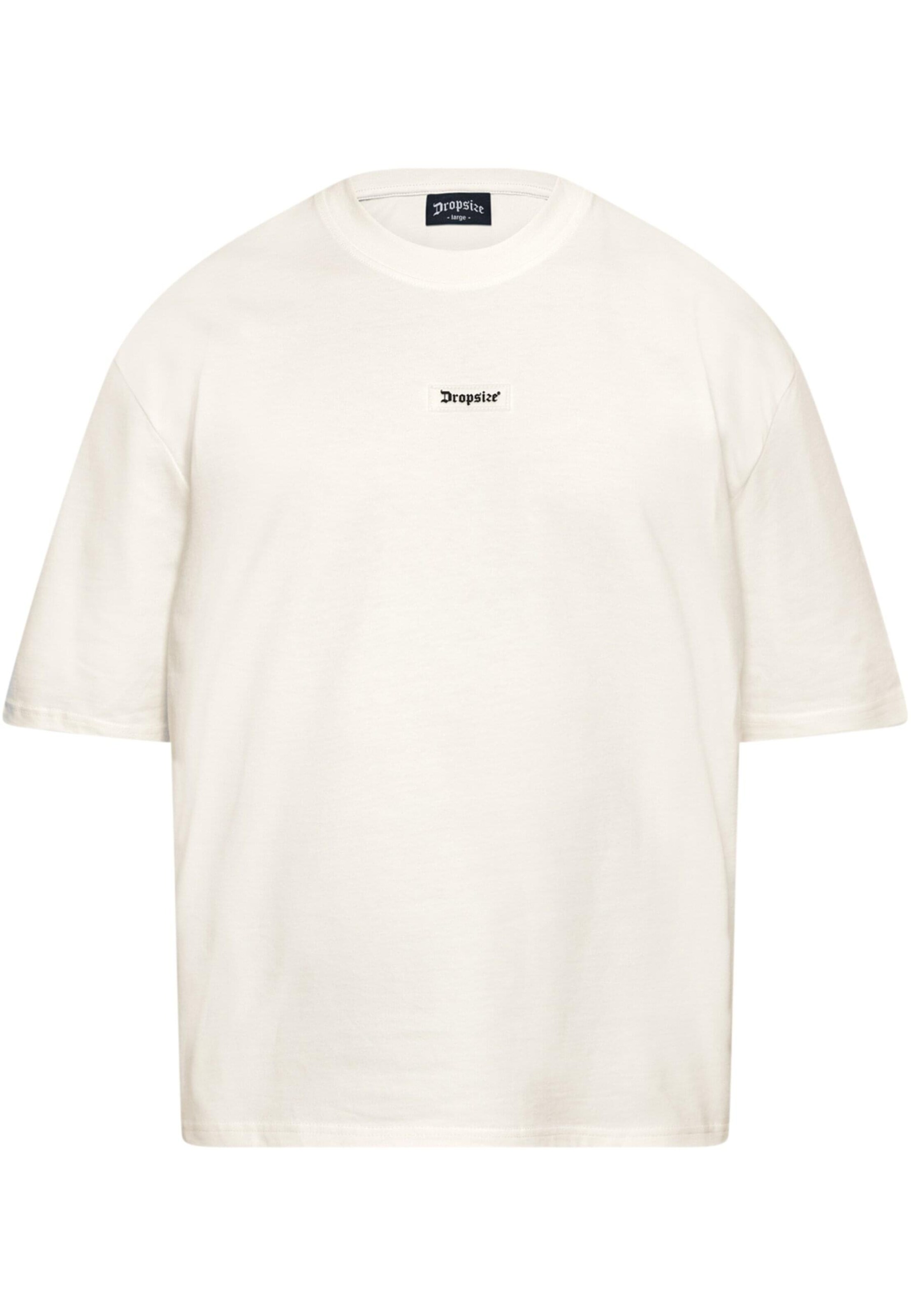 Maglietta di Dropsize in beige: frontale