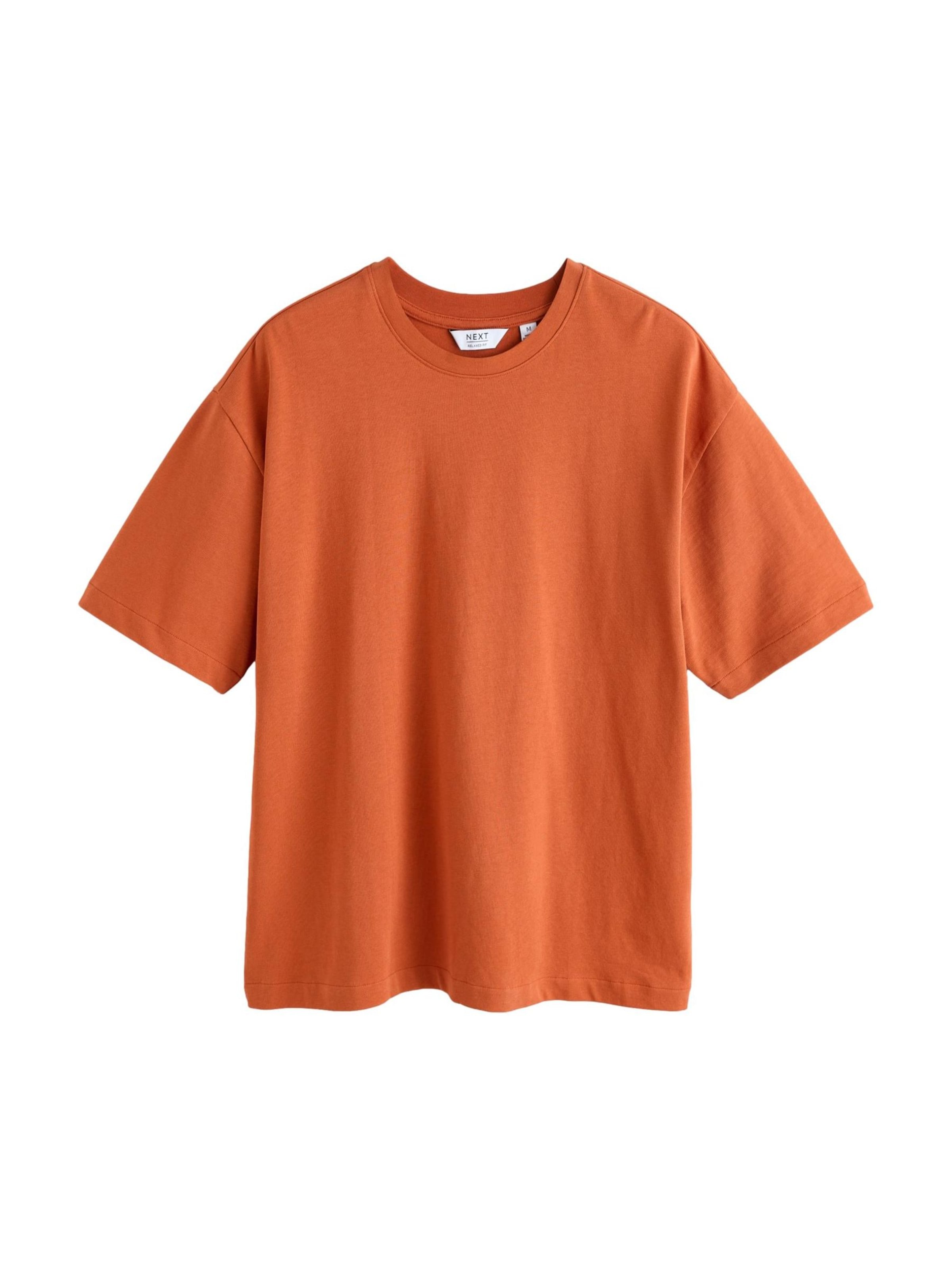 Next Shirt in Oranje: voorkant