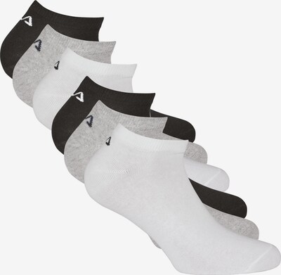 FILA Socken in grau / schwarz / weiß, Produktansicht