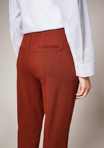 COMMA Regular Broek in Rood